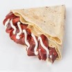 Hot dog crepe