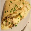 Cheddar crepe